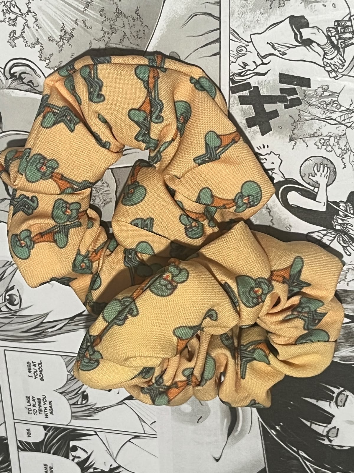 Scrunchie Calamardo bootie - Bob esponja